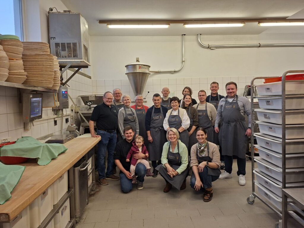 VfR Moosthenning zu Gast bei der Bäckerei Schleich